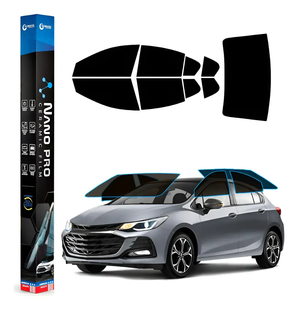 Película Insulfilm Automotiva de Alta Definição com Proteção UV para Aplicação DIY – Design Moderno