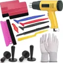 Pistola de Ar Quente Spanno para Envelopamento, Kit Automotivo para Insulfilm e Vinil (Inclui Soprador Térmico)